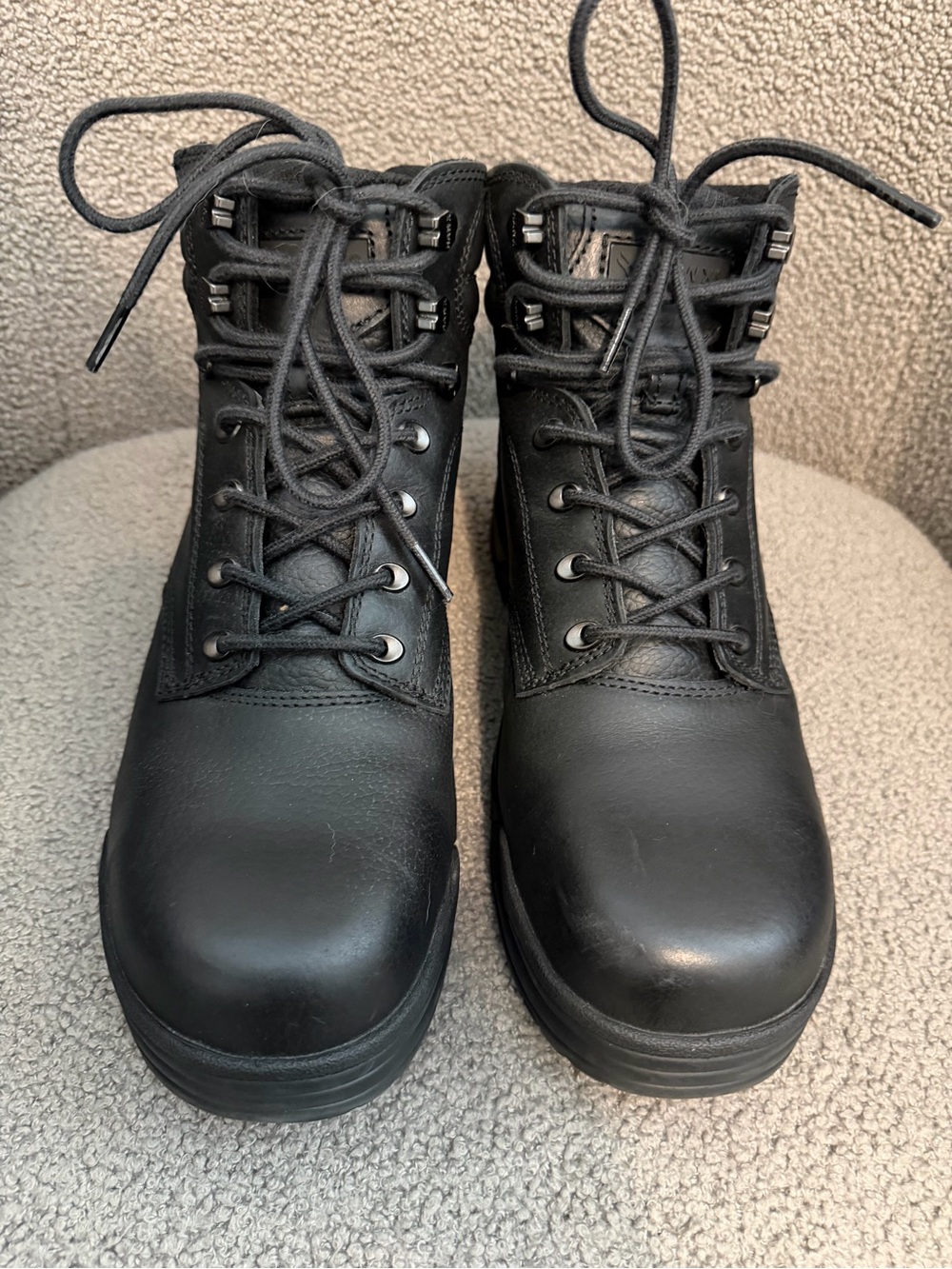 Hawx Black Men's composite toe Work Boot 10D